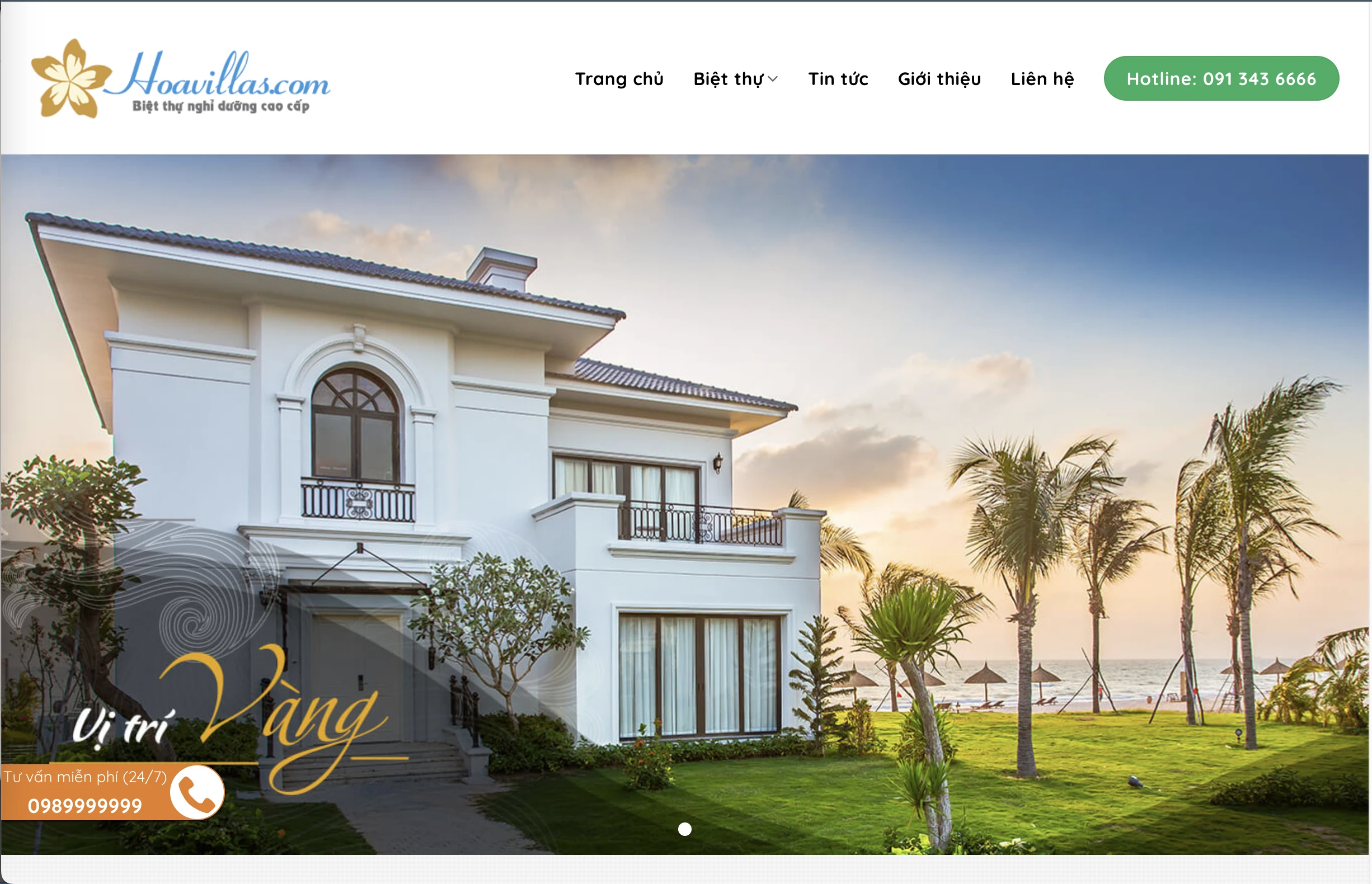 Mẫu Website Bất động sản 18