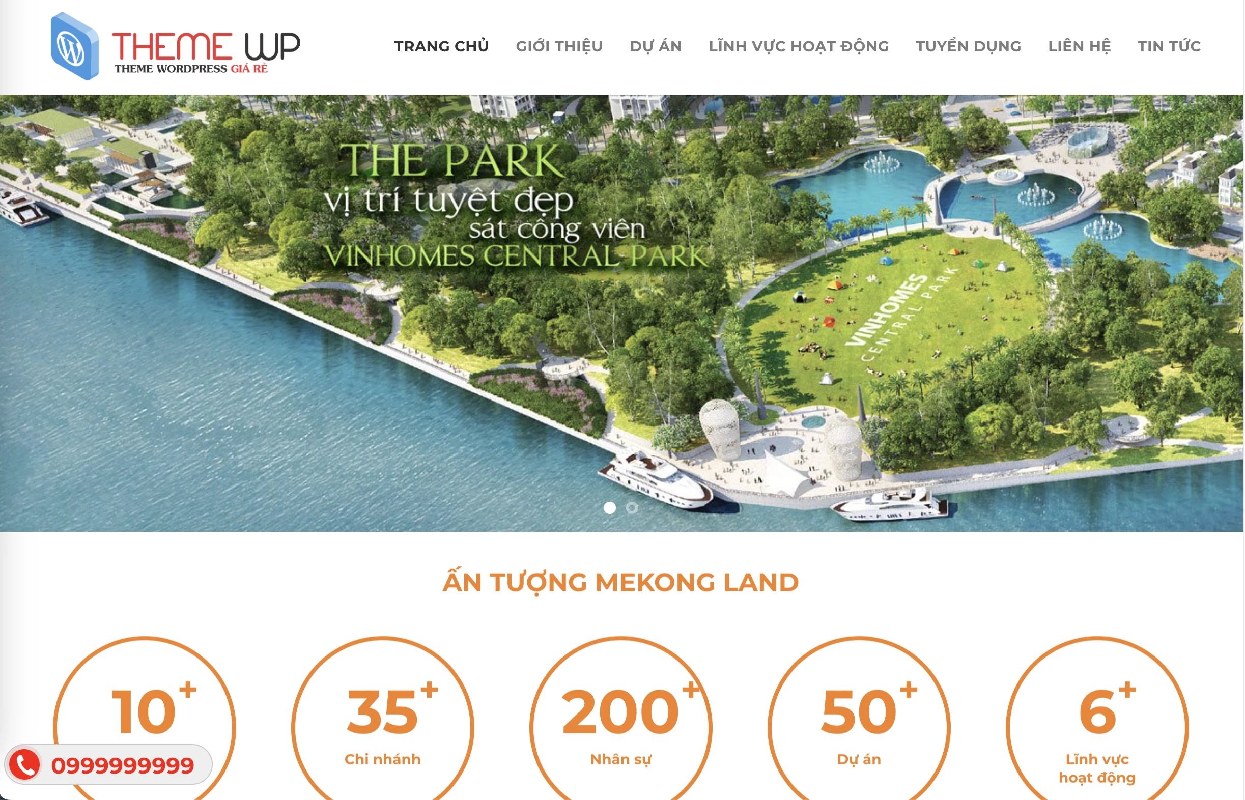 Mẫu Website Bất động sản 19