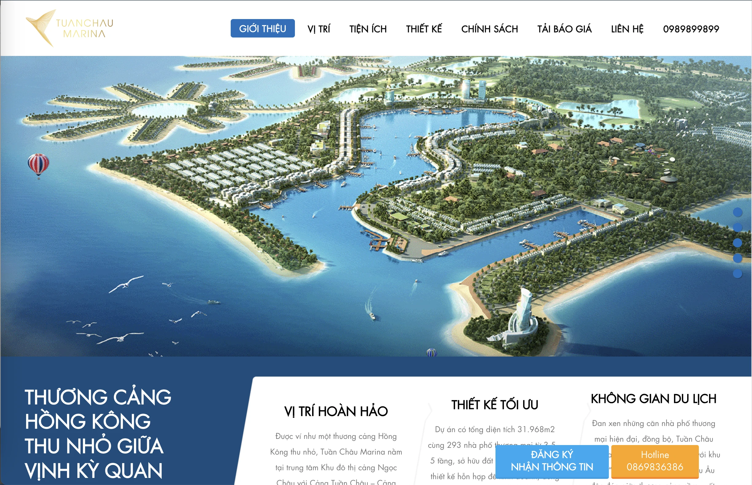 Mẫu Website Bất động sản 27