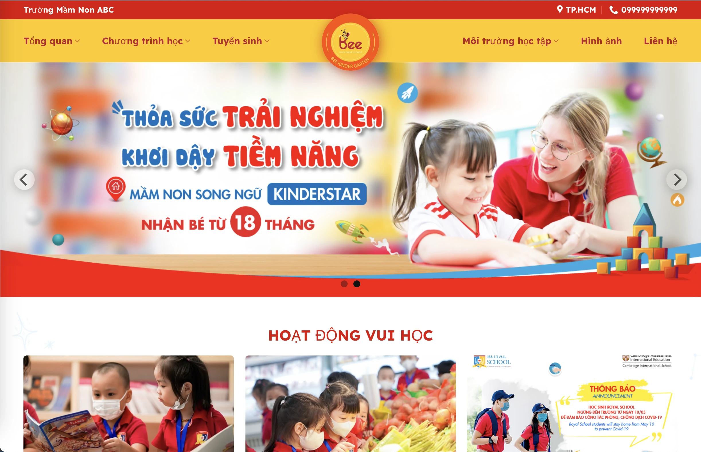 Mẫu Website Giáo dục 05