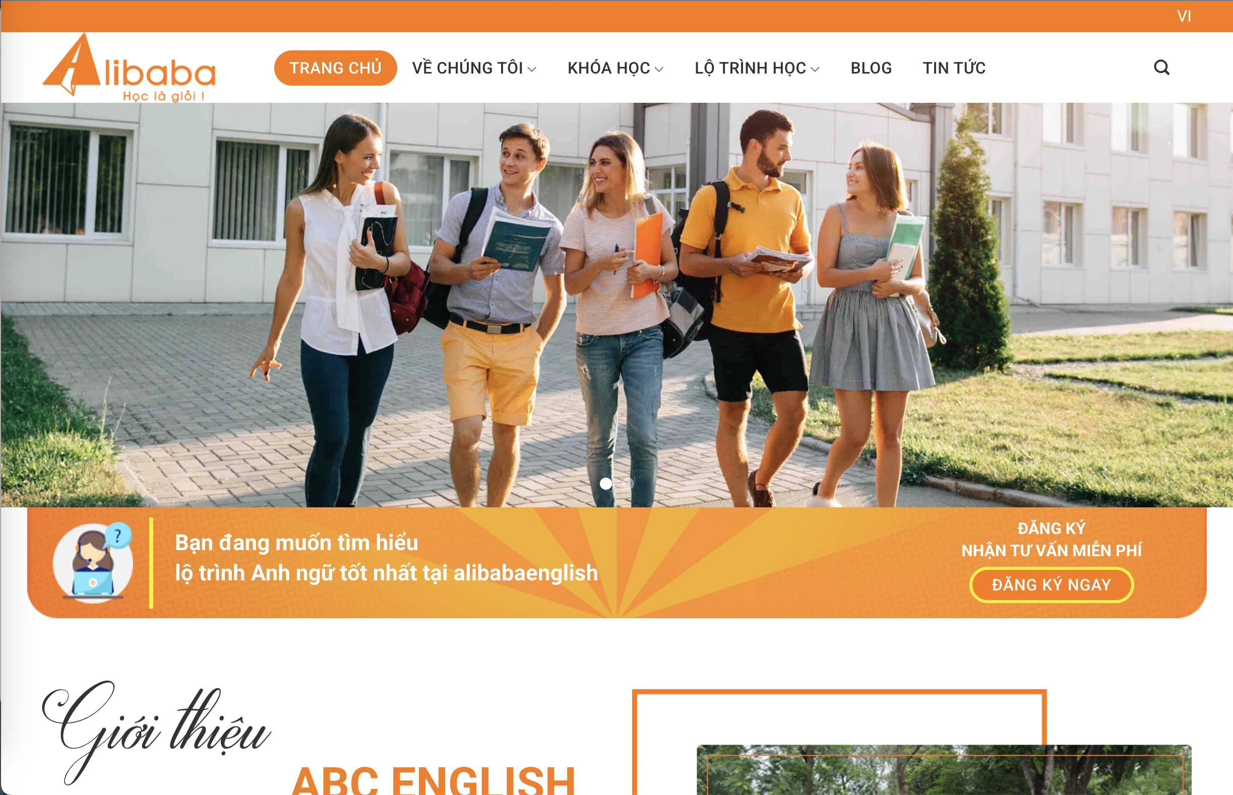 Mẫu Website Giáo dục