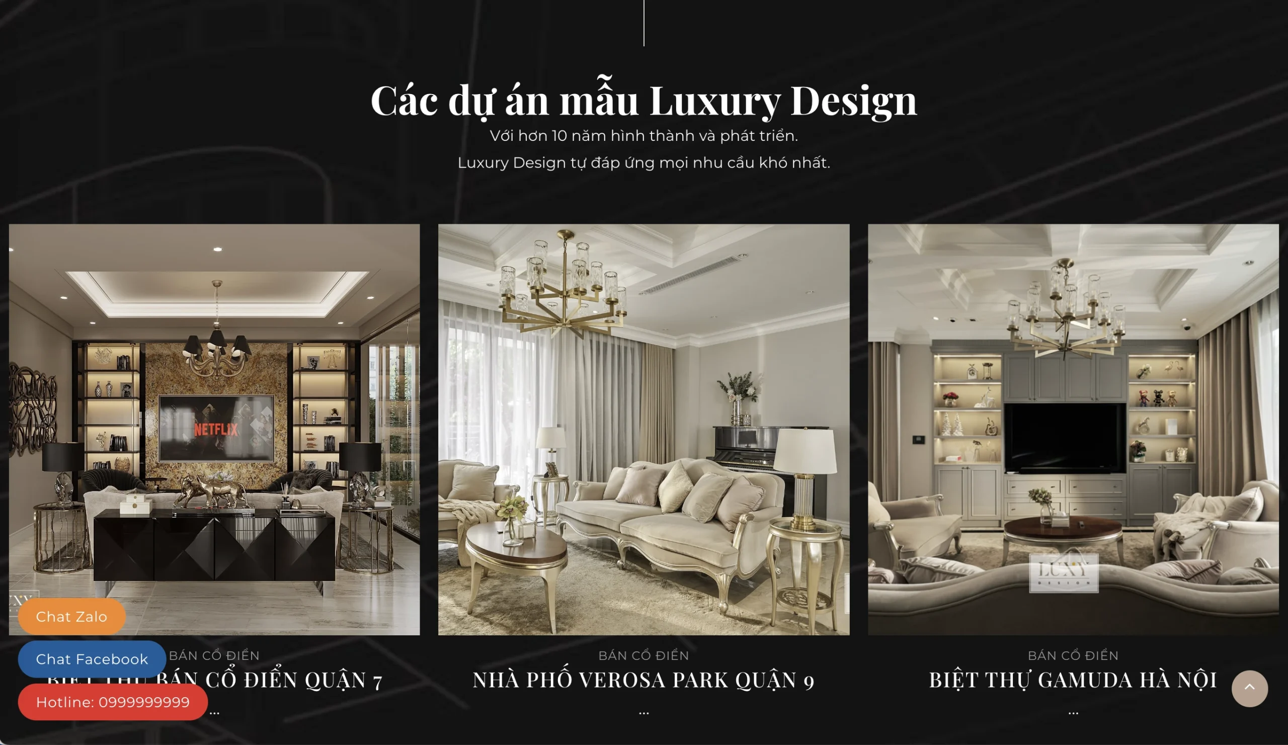 Mẫu Website Nội thất 3