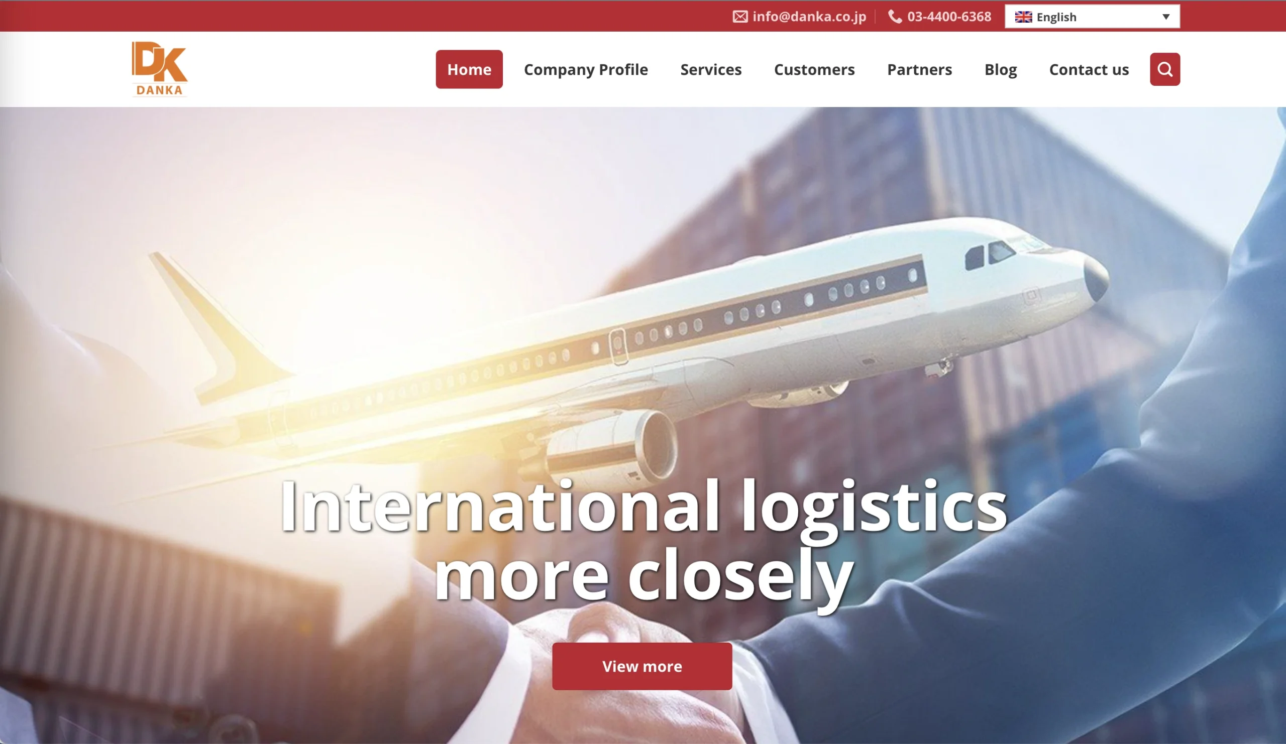 Mẫu Website Vận chuyển 3